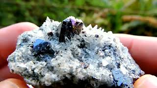 Chalcopyrite Quartz Sphalerite mineral specimen from Madan in Bulgaria [upl. by Ariahs]