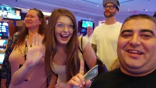 WINNING JACKPOTS During Live Stream Slot Play From Las Vegas [upl. by Tnirb]