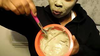 Aztec Secret Indian Healing Clay mask Tutorialor something [upl. by Naahsar559]