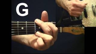 Beginner Guitar Instruction Switching from G chord to D chord quickly guitar lesson [upl. by Favianus]