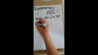 Supplementary and Complementary Angles [upl. by Bigler161]