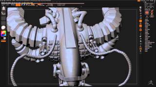 ZBrush 4R4  Insert Multi Mesh in Action [upl. by Howie]