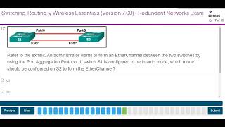 Modules 5 – 6 Redundant Networks Exam Answers [upl. by Aryhs]