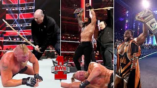 WWE Day 1 2022 Highlights  Roman Reigns vs Brock Lesnar Universal Title Match  WWE Day 1 Results [upl. by Eceinhoj]