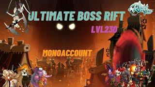 Wakfu Shushus Ultimate Boss Rift Lvl230  Eniripsa Sacrier amp Ecaflip  Monoaccount V182 [upl. by Okoyk402]