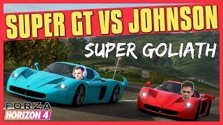 Forza Horizon 4  Historic Goliath Battle Vs Super GT [upl. by Tomkiel]