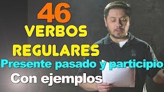 46 VERBOS REGULARES EN INGLES MUY NECESARIOS DE SABER  que terminan en ED [upl. by Lenra787]