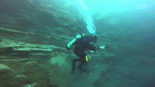 Diving in the Blue Hole Santa Rosa NM [upl. by Tippets]