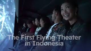 THE FIRST FLYING THEATER IN INDONESIA  FLYING OVER INDONESIA [upl. by Goddard]