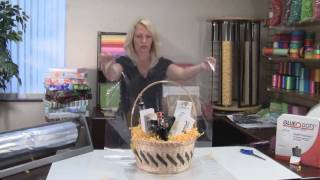 Premier Packaging  How to Make a Gift Basket [upl. by Llerroj]