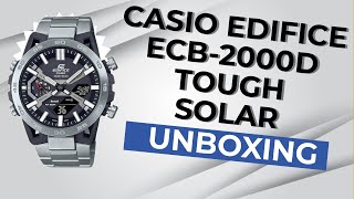 Discover the Modern Casio Edifice ECB2000D1AEF  Unboxing and first impressions [upl. by Dasha]