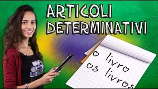 Corso di portoghese brasiliano con Carolina lezione 3 Unità 1  Articoli Determinativi [upl. by Port]