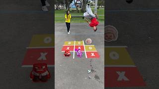 Tic Tac Toe 🔴RED X YELLOW🟡 Inside Out Version parkour insideout2 [upl. by Ellicul240]