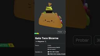 Consigue un Gato Taco Bicorne Limite en Roblox [upl. by Iridissa]