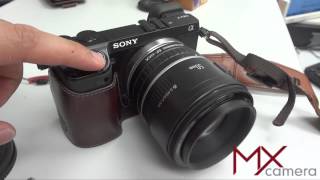 Canon EF Lens on Sony NEX camera with AF [upl. by Aleihs877]