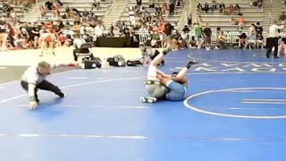 JLDjr 2024 NHSCA DUALS vs Caleb Kirkpatrick Fight Barn [upl. by Willmert]