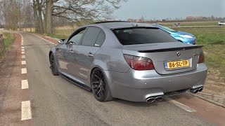 BMW M5 V10 with Eisenmann Exhaust Revs amp Accelerations 🏁 [upl. by Noiz]