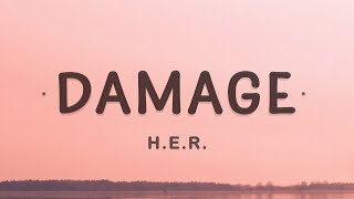 HER  Damage Lyrics [upl. by Wieche]