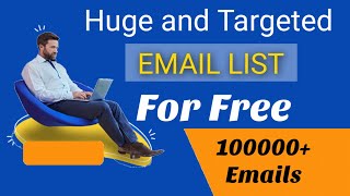 Email Marketing  9  How to build an Email list  Free email list for marketing 2020 [upl. by Albertine]