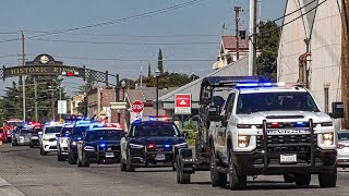 33rd Ripon Menlo Park Police Car Parade 2024 [upl. by Bolme]