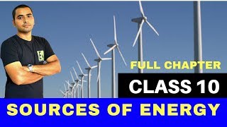 Sources of Energy  class 10 CBSE [upl. by Noslen589]