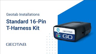 How to Install a GO Device Using a Geotab Standard 16Pin THarness Kit HRNGS16K22 [upl. by Eilliw]