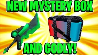 UPDATE BUYING THE NEW BIOBLADE GODLY  NEW MYSTERY BOX 2 In Murder Mystery 2 Update Roblox [upl. by Sainana]