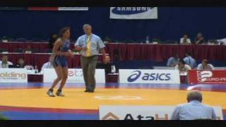 B Soronzonbold MGL dec Tatiana Padilla USA 59 kg repechage womens freestyle at Junior Worlds [upl. by Gasperoni529]