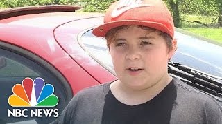 11YearOld Boy Shoots Intruder  NBC News [upl. by Eceirehs]