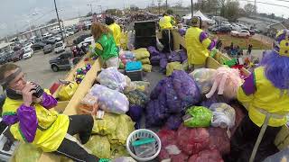 Terreanians houma parade 2018 tnt float [upl. by Salangi]