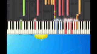 Assomigliami adesso Antonacci Biagio Piano tutorial by Synthesia [upl. by Wyatan]