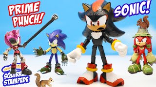 Sonic Prime Action Figures Wave 2 are Boscage Amazing amp with Shadow too Review [upl. by Franciska]