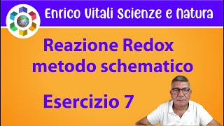 Bilanciamento reazione redox Metodo schematico Esercizio 7 [upl. by Neeneg]