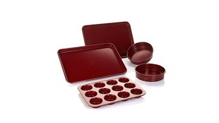 Curtis Stone DuraBake 5piece Bakeware Set with Recipes [upl. by Erinna]