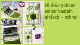 MiniAlbum selbst gemacht Eine süße DIYIdee für jeden [upl. by Ecyal]