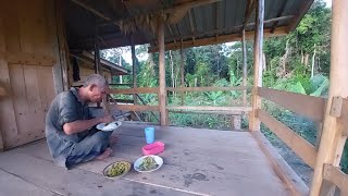 sehabis manen ubi rambat masak makan hasil mancing di sungai [upl. by Aym]