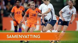 Highlights OranjeLeeuwinnen  Noorwegen 24102017 [upl. by Fu341]