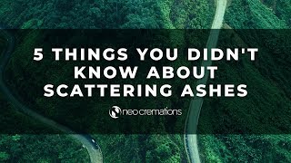 5 Things you didnt know about scattering ashes  NEO Cremations [upl. by Varian950]