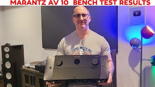 Marantz AV 10 154CH 8K Processor Bench Test Results [upl. by Aubigny901]