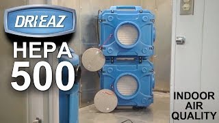 Indoor Air Quality  DriEaz Defendair HEPA 500 Air Scrubber [upl. by Fidelio]