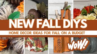 DIY Easy Fall Decor on a BudgetDollar Tree Fall DecorAutumn Decor [upl. by Ahtimat860]