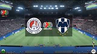 SAN LUIS vs MONTERREY  LIGA MX  FINALES  EA Sports  PSD1EZ [upl. by Aday]