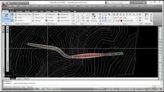 AutoCad Civil 3D  Creating Cross Sections [upl. by Ainessey]