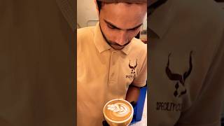 Tulipleaf 🌹🌿baristaart coffeeart highlights videoshort viralshorts foryou subscribers [upl. by Iruy]