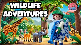 Explore Playmobil Zoo Diorama  Fun Facts amp Wildlife Animals [upl. by Marshall]