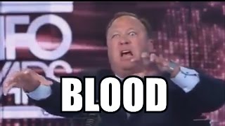 Alex Jones Demands Blood and DethMetal [upl. by Hardden]