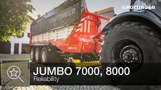 Reliable operation with JUMBO loader wagons  PÖTTINGER [upl. by Nanor766]