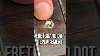 How to Replace Fretboard Markers fretboard [upl. by Reynolds]