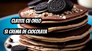 Clatite cu cacao biscuiti Oreo si crema de ciocolata fara zahar in doar 3 minute [upl. by Anale816]