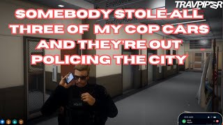 Peters asks help from Aspen to help him find his STOLEN cop cars l NoPixel l GTA RP [upl. by Netsreik]